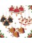 Bir Noel Baba Metal Noel Kolye Noel Ağacı Süsleri Asılı Metal Süsler Dıy Noel Baba Kardan Adam Parti Çocuk Oyuncakları Hediye Noel Yeni Yıl 2022 (Yurt Dışından) 2