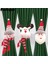 13 Noel Perde Toka Tieback Santa Kardan Adam El Perde Tiebacks Tutma Raptiye Toka Kelepçe Pencere Dekorasyonu Süsler (Yurt Dışından) 2