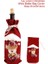 Kırmızı Santa Fengrise Noel Süslemeleri Ev Için Noel Baba Şarap Şişesi Kapağı Kardan Adam Çorap Hediye Sahipleri Noel Navidad Dekor Yeni Yıl (Yurt Dışından) 1