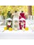 Kırmızı Santa Fengrise Noel Süslemeleri Ev Için Noel Baba Şarap Şişesi Kapağı Kardan Adam Çorap Hediye Sahipleri Noel Navidad Dekor Yeni Yıl (Yurt Dışından) 5