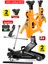 2ton Kapasiteli 4 Ayaklı X2ADET Set Sehpa Kriko Standı + Bijon Seti El Feneri Hediye Garaj Usta Set 3