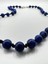Sertifikalı Doğal Taş Lapis Lazuli Taşı Kolye Aaa Kalite 6mm 3