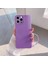 Apple iPhone 12 Pro Max Uyumlu Kılıf Zebana Love Yumuşak Silikon Kılıf Lila 1