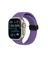 Watch Silikon Mıknatıslı Şık Sade Görünüm 38 40 41MM Uyumlu Saat Kordonu Mor 1