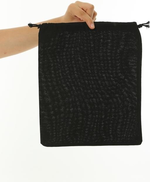 Baghashtag Siyah Bez Kese 38 cm x 47 cm görsel 2