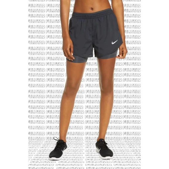 Nike Flex Tempo Lux 2in1 Running Shorts Buhar Bariyeri Cepli Antrasit Taytlı Şort