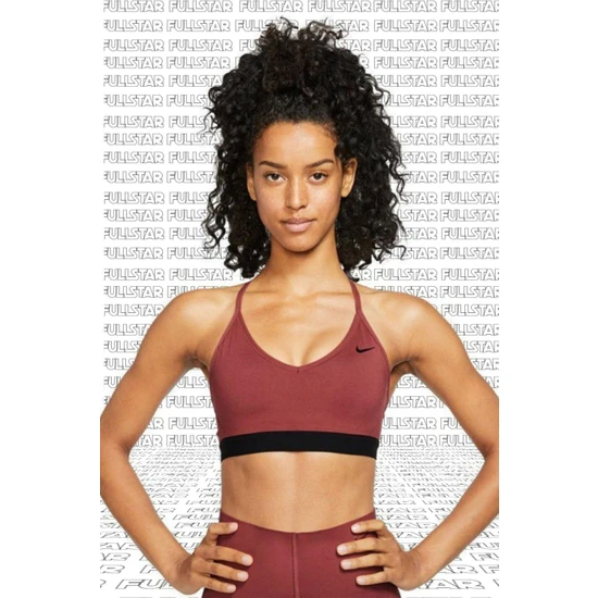 Nike Bra Indy Light Support Sports Brown Büstiyer Sporcu Sütyeni Kahve