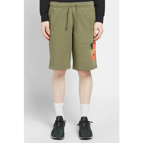 Nike Sportswear Festival Short Mens Pamuklu Yeşil Erkek Şort