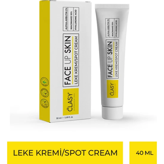 Clasy Care Face Up Skin Leke Kremi 40 ml Faceupskin Brightening Cream 40 ml
