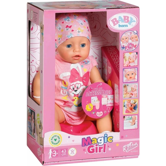 ToysAll Zapf Creation Baby Born Magic Girl Bebeği 835005