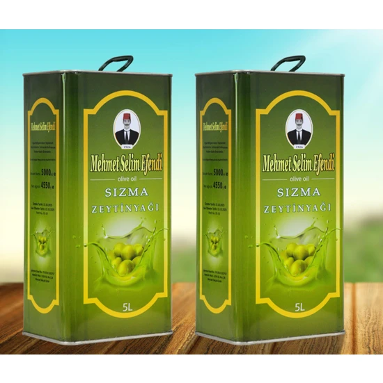 Mehmet Selim Efendi 1926 Sızma Zeytinyağı 2 Adet X 5 Litre 0,8 Asit Oranı