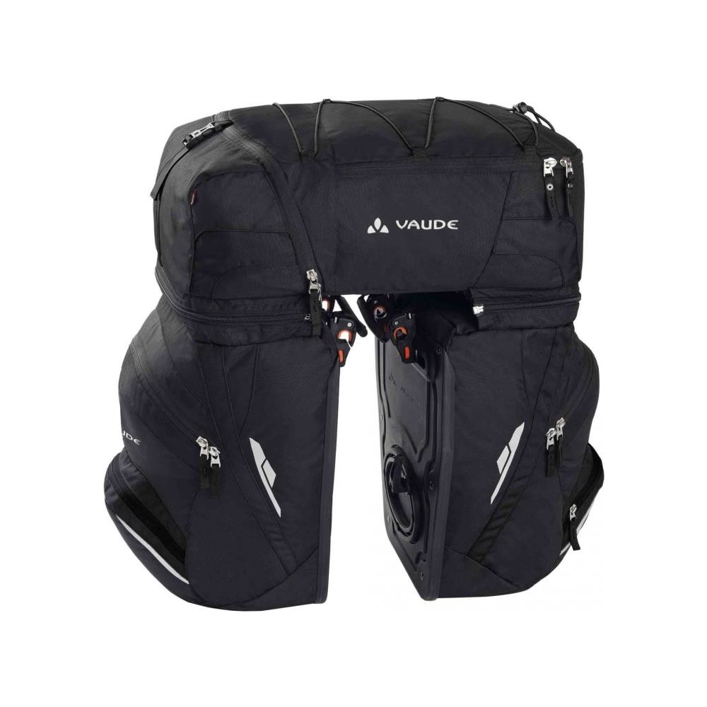 Vaude Karakorum Bisiklet Arka Heybe Çanta 68 Lt Siyah/gri