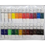 Bigpoint 12 ml Tüp x 24 Renk Yağlı Boya Seti Cilde Zarar Vermeyen Sanatsal Malzemeler