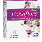 Miraderm Passiflora 30 Kapsül Vitamin ve Mineral İçeren Pratik Takviye Edici Gıda