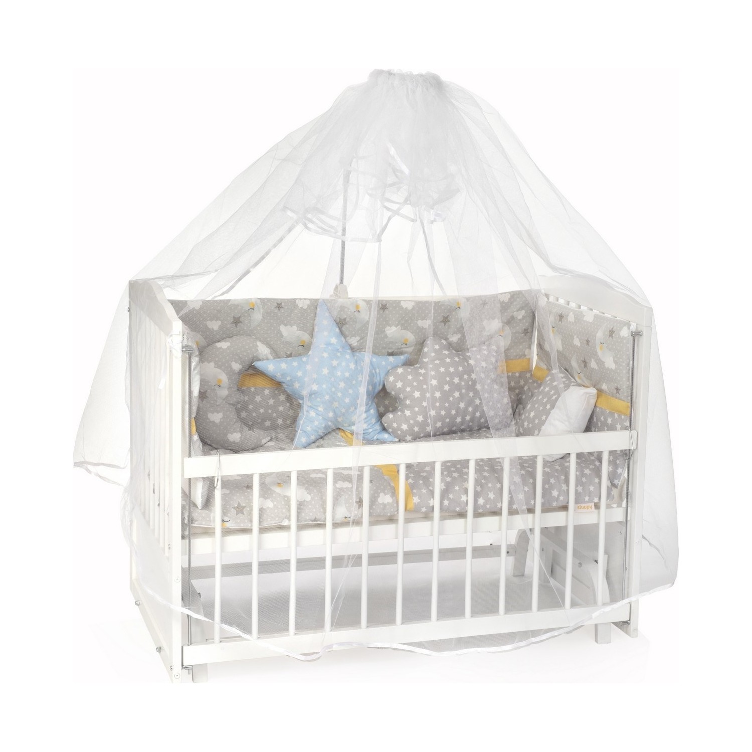 Sluupy Gri Figürlü Bebek Uyku Seti 60X120 (12 Parça) Fiyatı