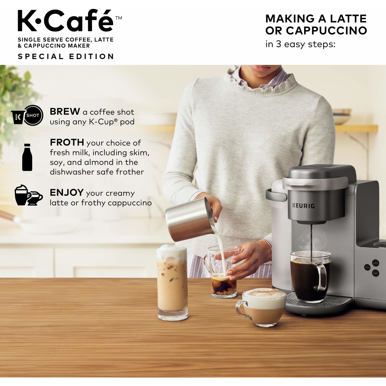 Keurig KCafe Tek Servislik Kahve Makinesi (Yurt Dışından) Fiyatı