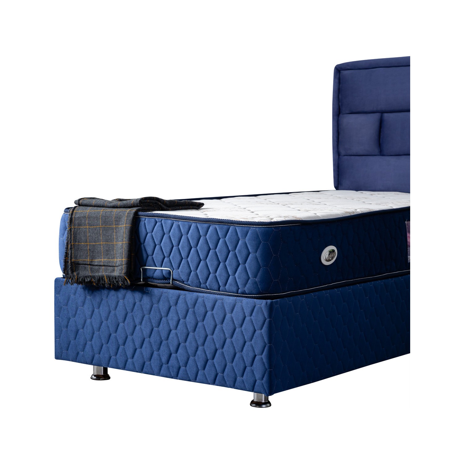 Setay Diego Tek Kişilik Baza Başlık Delüx Yaylı Yatak, Fiyatı