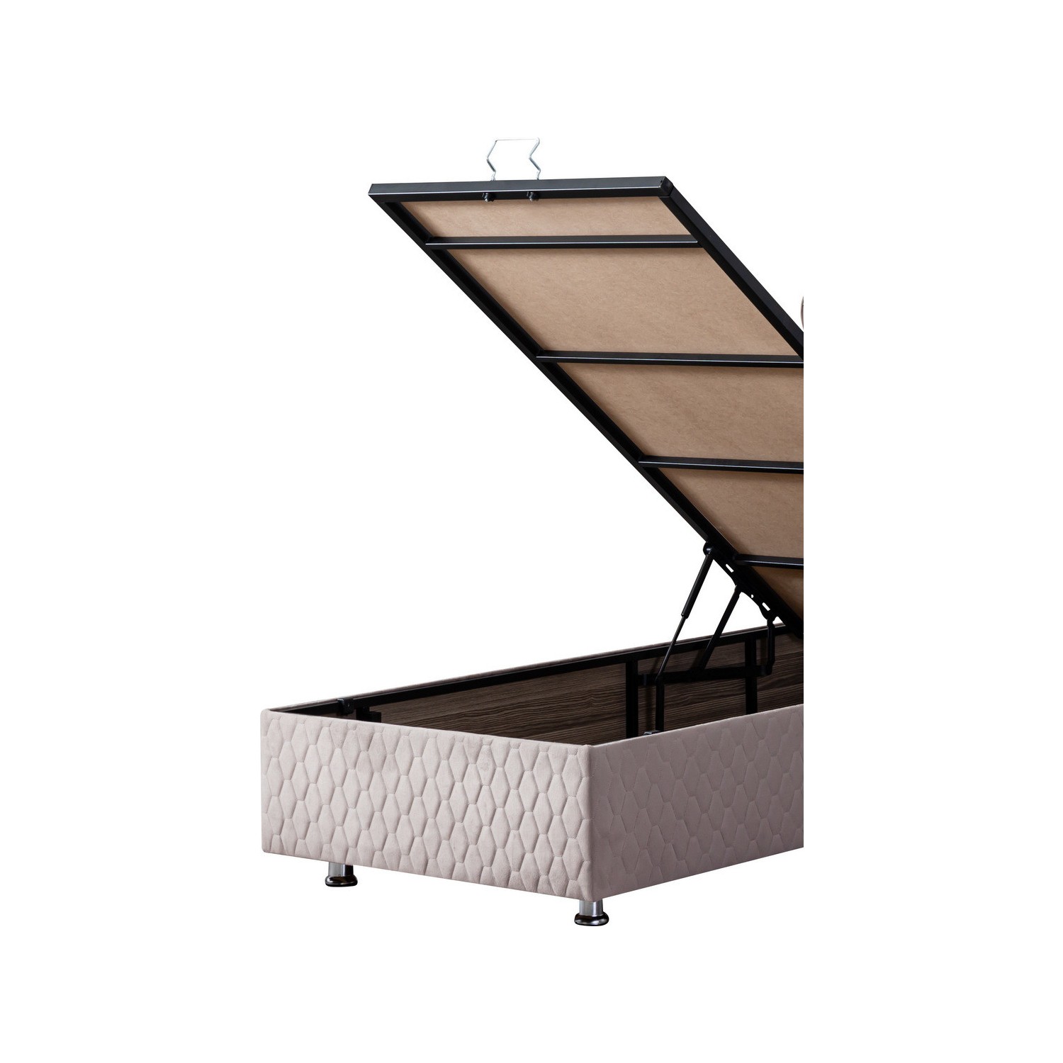 setay camelli tek kisilik baza baslik delux yayli yatak fiyati