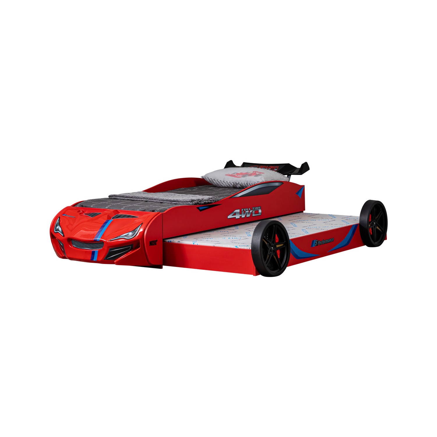 Setay Mercedes Rüzgarlıklı Yavrulu Arabalı Yatak, Kırmızı Setay Mercedes Rüzgarlıklı Yavrulu Arabalı Yatak, Kırmızı