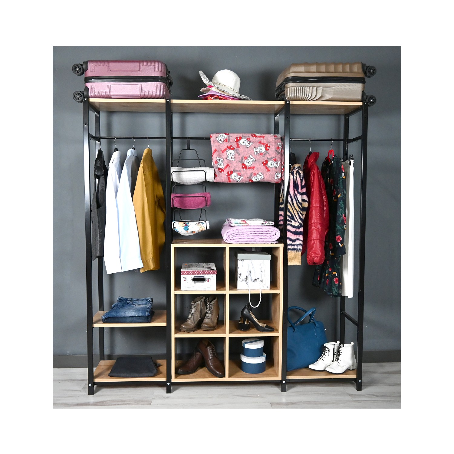 Brady Mobilya Lux Alorka 180X170X35 Metal Masif Ahşap Fiyatı