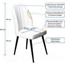 Rovena Liva Serisi Gürgen Ayaklı Mutfak Sandalyesi
