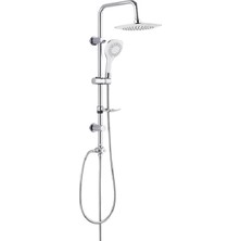 Arçe Tema Rain Bianco 3+1 Fonksiyonlu Tepe Duş Seti