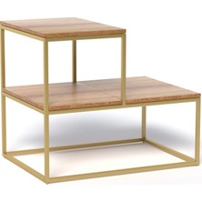 Evka Armo Yan Sehpa Gold Statik