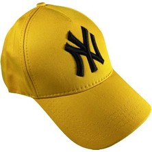 Moda Kızı Sarı Ny Newyork Yankees Şapka