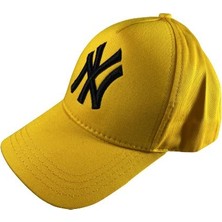 Moda Kızı Sarı Ny Newyork Yankees Şapka