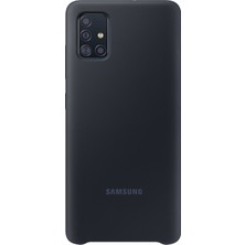 Samsung Galaxy A51 Silikon Kılıf - Siyah EF-PA515TBEGWW