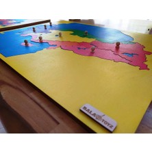 Balatoyz Montessori Türkiye Bölgeler haritası Puzzle