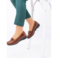 Ayakkabı Bahçesi Tam Ortopedi Taba  Deri Taban Her Mevsim Anne Ayakkabı