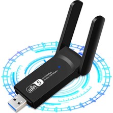 Shuzi AC1200 Mbps Dual Band USB 3.0 Adaptör Kablosuz Wifi Alıcı