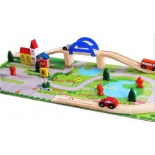 Sam Toys Ahşap 40 Parça Trafik Seti