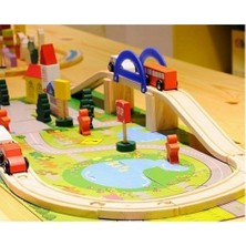 Sam Toys Ahşap 40 Parça Trafik Seti