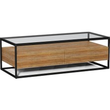 Evka Rate Orta Sehpa - Büyük Siyah