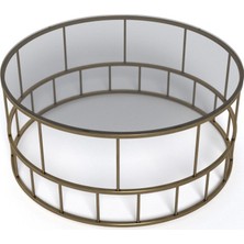 Evka Raise Orta Sehpa Eskitme Pirinç