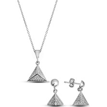 Argentum Concept Gümüş Üçgen Prizma Set - S015402