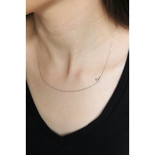 Argentum Concept Gümüş J Harfi Kolye