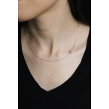 Argentum Concept Gümüş B Harfi Kolye