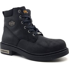 Scooter M5121 Siyah Su Geçirmez Erkek Deri Kışlık Bot