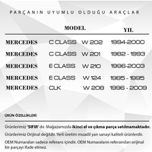 Alpha Auto Part Mercedes Clk W208, E Class, C Class Için Ön Koltuk Ayar Kolu