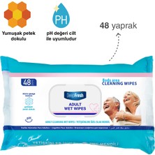 Deep Fresh Yetişkin Vücut Temizleme Mendili 48 Yaprak