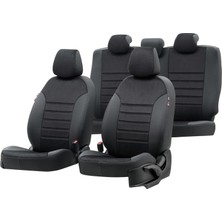 Otom Honda Civic 2001-2006 Özel Üretim Koltuk Kılıfı Milano Design Siyah