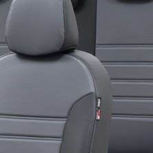 Otom Lada Vega 1999-2008 Özel Üretim Koltuk Kılıfı New York Design Füme - Siyah