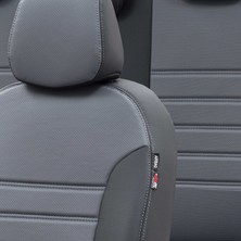 Otom Mercedes Vito 2015-Sonrası 7+1 (8 Kişi) Özel Üretim Koltuk Kılıfı New York Design Füme - Siyah