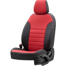 Otom Seat Cordoba 2003-2009 Özel Üretim Koltuk Kılıfı New York Design Kırmızı - Siyah