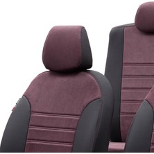 Otom Seat Mii 2012-2019 Özel Üretim Koltuk Kılıfı Milano Design Bordo - Siyah