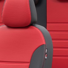 Otom Seat Mii 2012-2019 Özel Üretim Koltuk Kılıfı New York Design Kırmızı - Siyah