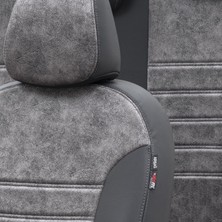 Otom Ssangyong Korando Sports 2012-2017 Özel Üretim Koltuk Kılıfı Milano Design Füme - Siyah